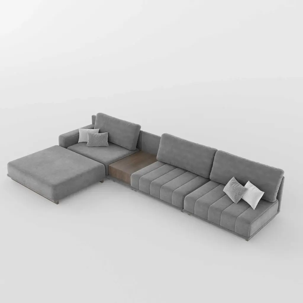 Anagram Corner Sofa (dark velvet)