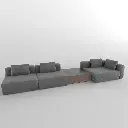 أريكة ساتيلد وود