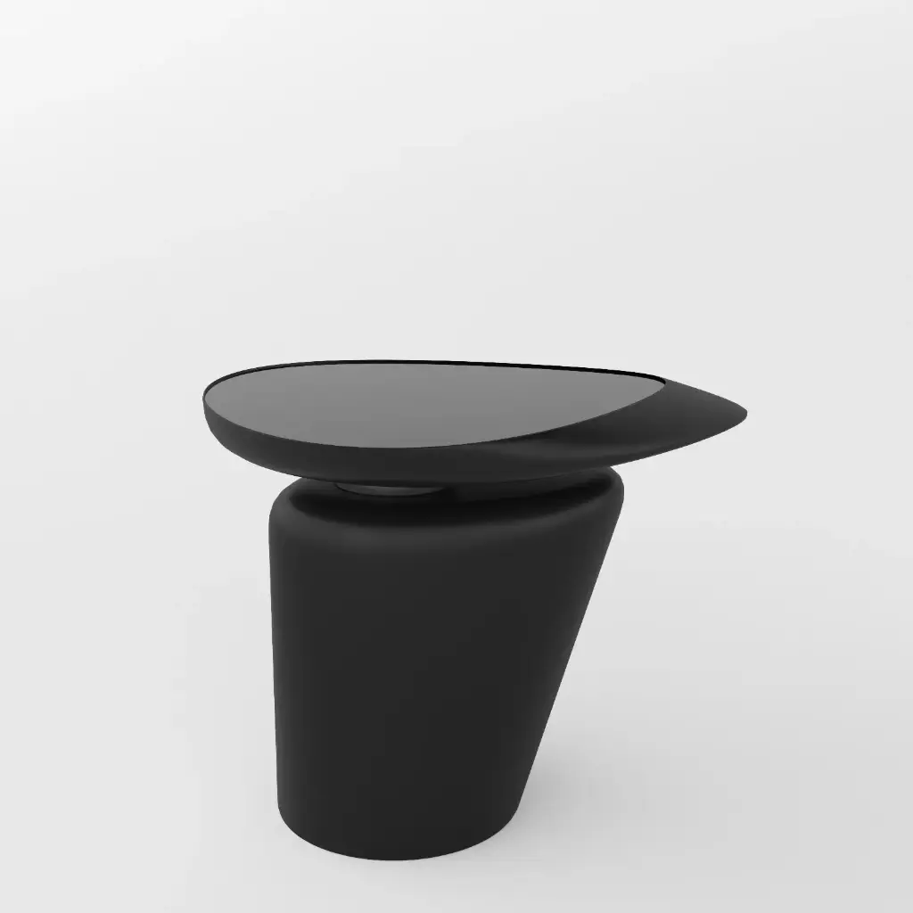 Obsidian Edge Side Table (Black)