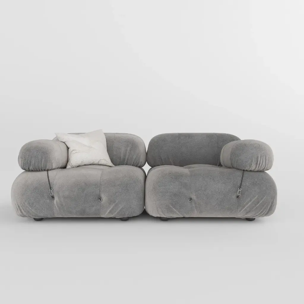 Camaleonda Duo Sofa (dark velvet)