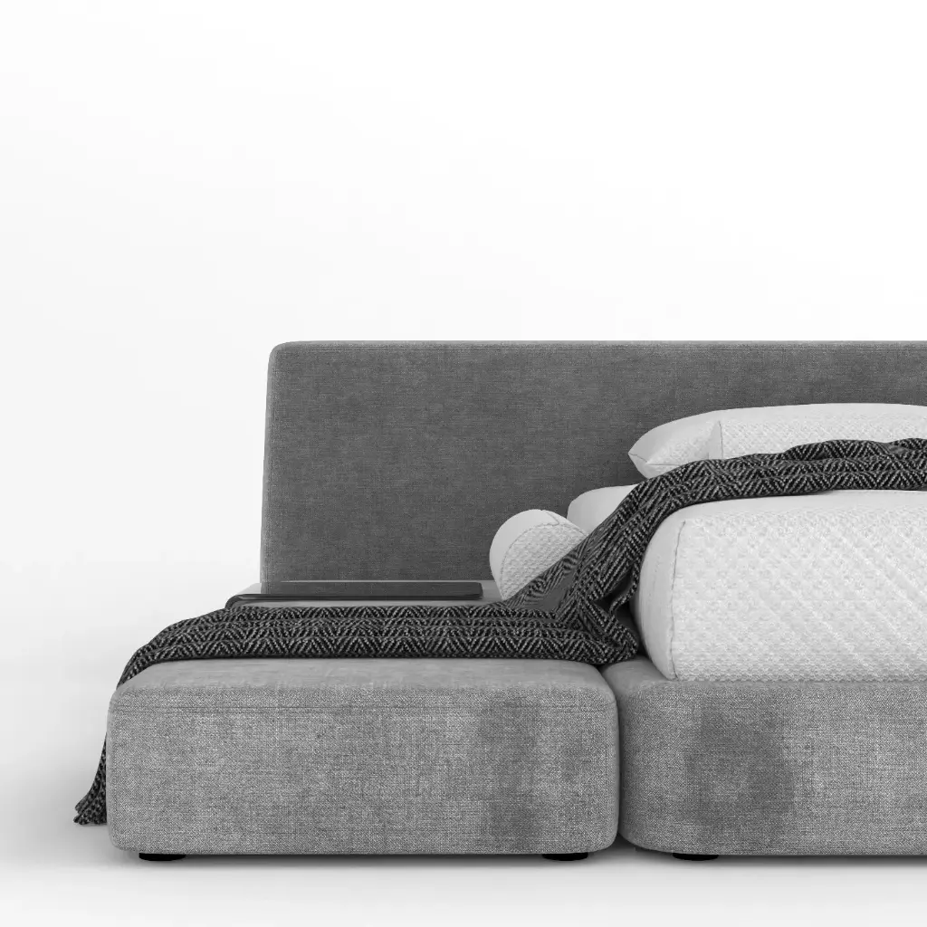 Havenline Bed (مخمل غامق)