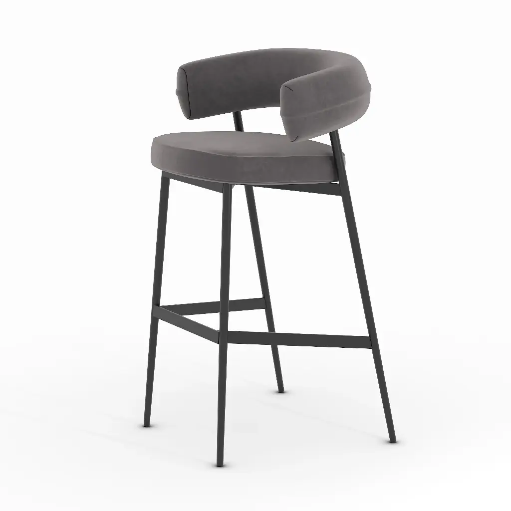 Halo Noir Bar Stool