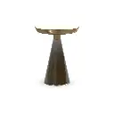 White Stone Side Table