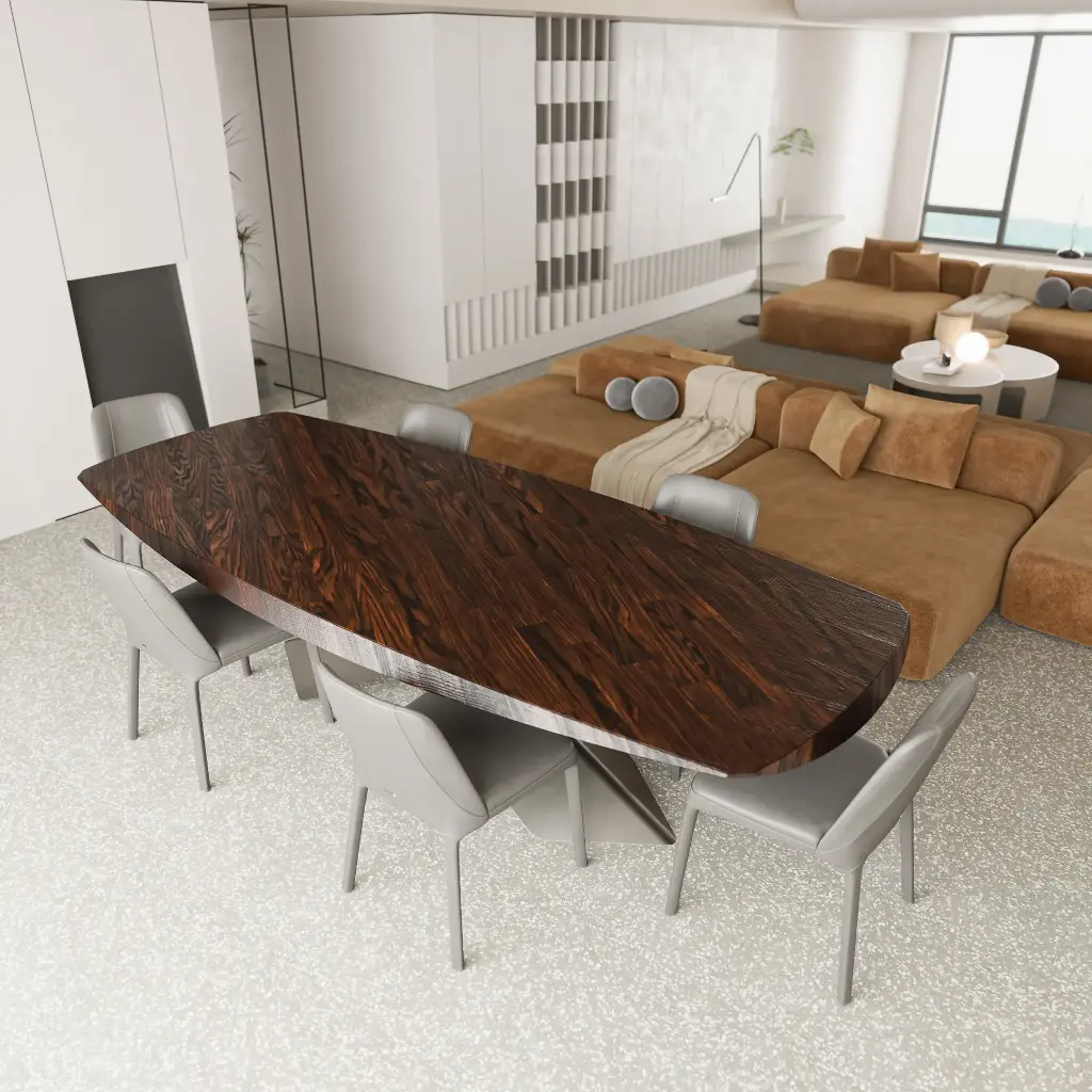 Noir Crest Dining Table