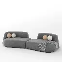 Organic Drop Sofa