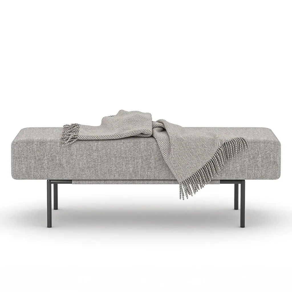 Luxe Loft Upholstered Bench | shop high-end benches at Vincent Home