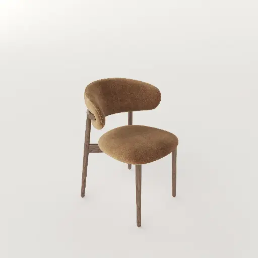 Velvet Loop Dining Chair